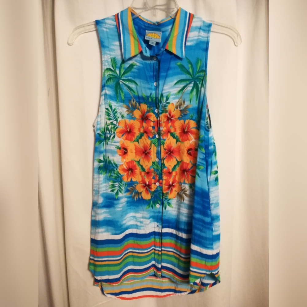 C & C California sleeveless blouse